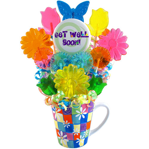 Birthday Lollipop Bouquets Rainbow Lolipop Arrangement Lollipop
